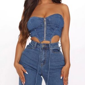 FASHION NOVA From Dusk Til Dawn Corset Top 😍 Brand New Never Worn